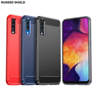 碳纖維 三星 Galaxy A30S 防摔手機殼 SM-A307FN 保護殼 Galaxy A30s 鋼化玻璃
