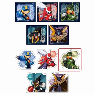 【已拆確認款】日本帶回 CAPCOM CAFE 卡普空 洛克人 洛克人EXE 搜索人 搜索人.exe 貼紙 磁鐵