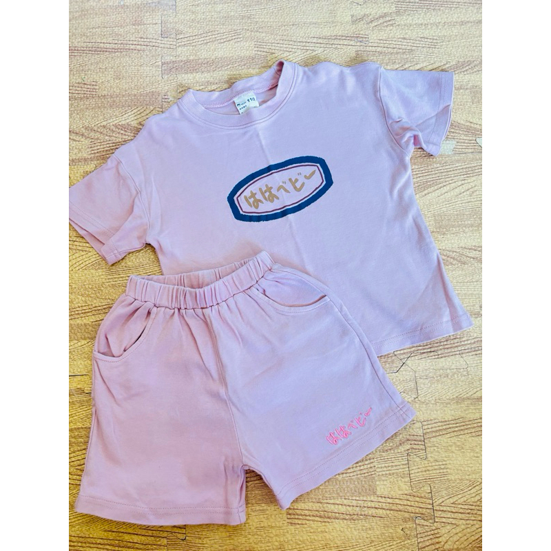 hahababy 女寶 110cm 夏天短袖套裝