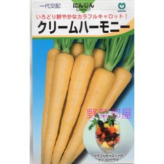【良田種子~】I27 日本奶油胡蘿蔔種子1000 顆 ,日本原包裝 ,相當特別的品種 ~