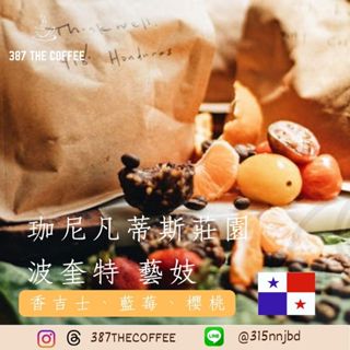 【387 The Coffee】✨稀有藝伎✨濾掛式咖啡包｜巴拿馬波奎特｜珈尼凡蒂斯莊園｜競標批次｜水洗｜淺度烘焙