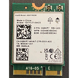 Intel Wi-Fi 6E AX411 Gig+ 無線網絡卡