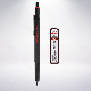 優惠套組! 德國 紅環 rOtring 600 0.5mm 自動鉛筆+Tikky 0.5mm/2B 筆芯