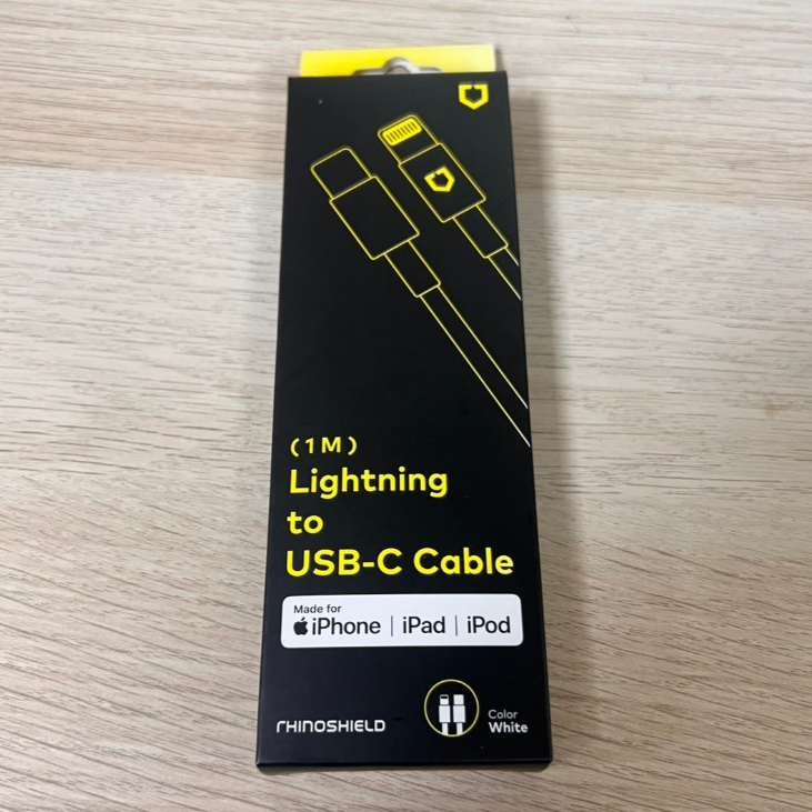 犀牛盾 MFi 原廠認證Apple 蘋果 充電線 lightning to USB-C / USB-A 1M