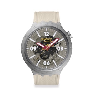 Swatch CONFIDENT MOMENT 大錶面手錶/瑞士製造 SB07S125 (47mm)【官方旗艦店】