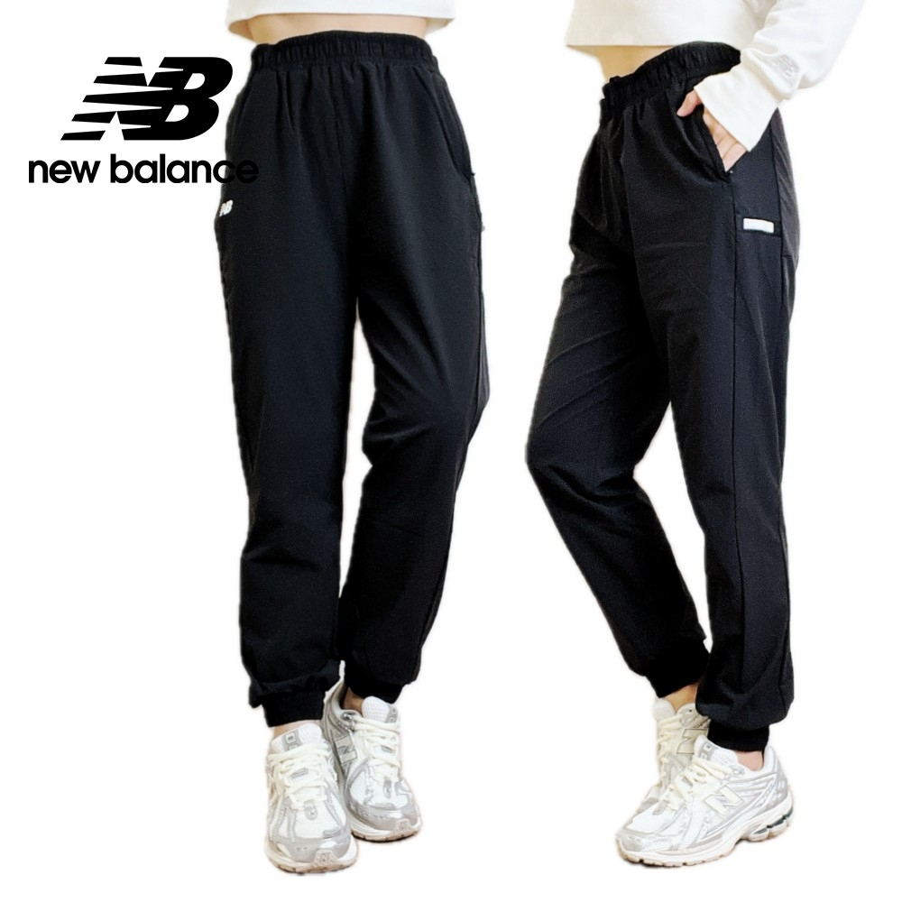 New Balance 女生 長褲  MIT 錐形長褲 修身長褲 縮口長褲 舒適 好穿   黑色 6872410189