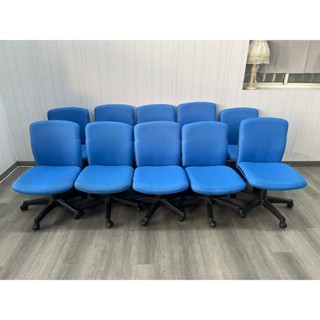 宏品全新二手傢俱館~臺中2手傢俱家電中古推薦 F541802*藍布電腦椅*原木傢俱 木沙發組椅 泡茶桌椅 柚木衣櫃 檜木
