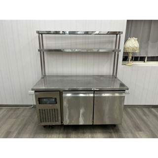 宏品全新二手傢俱館~臺中2手傢俱家電中古推薦 RE542220*冷藏工作平臺220V* 雙門冰箱 小冰箱 營業用冰箱 臥