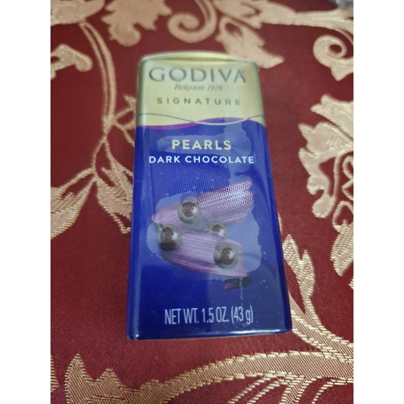 3FFZ015 全新 GODIVA 進口巧克力 經典鐵盒包裝 黑巧克力