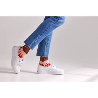 【nice】Keds THE PLATFORM經典厚底皮革休閒小白鞋 9231W133497