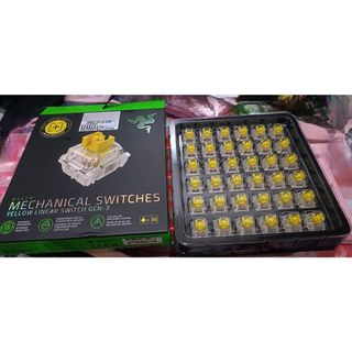 新品 Razer 雷蛇 第3代 機械軸 3腳 黃軸 45g