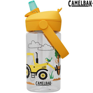 CAMELBAK 400ml Flip Straw 兒童吸管運動水瓶RENEW 樹木工程車 CB2860104041