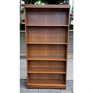 【樂居二手傢俱】臺中全新中古傢俱家電我最便宜 *B5041506AJJH 柚木色開放式書櫃* 置物櫃 收納櫃 書櫃 書架