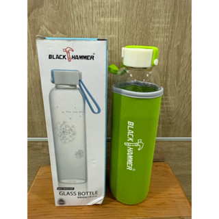 全新 BLACK HAMMER 蒲公英耐熱玻璃水瓶（600ml)