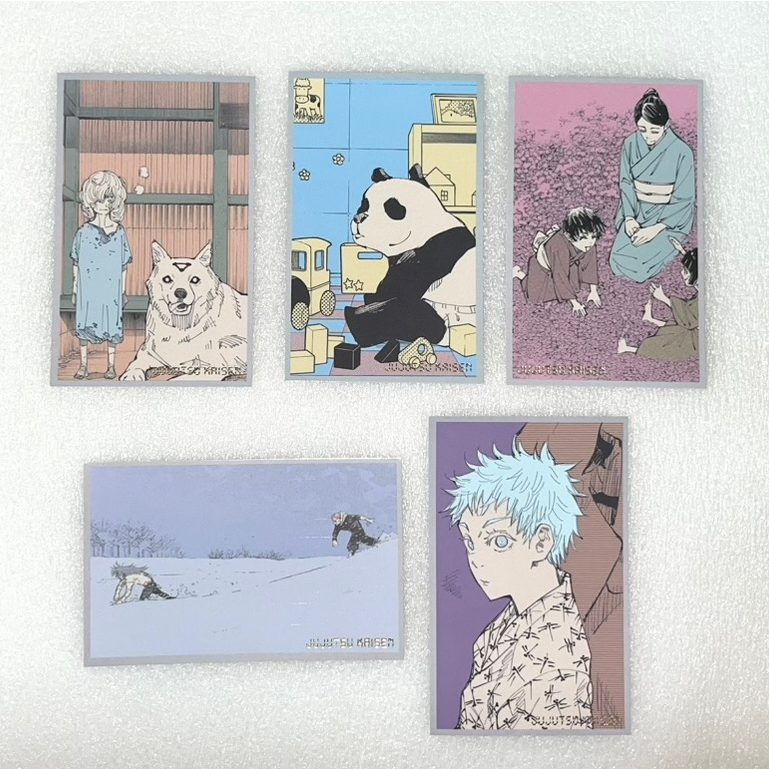 【全新】日版 咒術迴戰 咒術迴戰展 原畫 回憶收藏卡 小卡 五條悟 虎杖悠仁 禪院真希 禪院真依 熊貓 真人