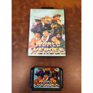 【老時光小舖】1991年懷舊遊樂器卡帶- 英雄榜 WORLD HEROES (紅白機.FC.任天堂)
