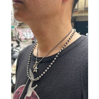 [JANGO]巨無霸球鍊 珠鍊 ball chain 新款粗版珠鍊 工業風 金屬感 寬鍊