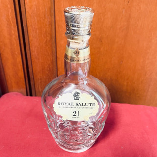 ROYAL SALUTE皇家禮炮21年威士忌空酒瓶/多用途空瓶/空洋酒瓶/酒瓶/裝飾/容器/花瓶/收藏/酒瓶/水瓶