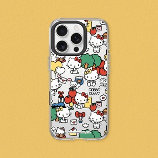 犀牛盾 適用iPhone Clear 透明防摔手機殼∣Hello Kitty系列/Hello Kitty & Mimmy