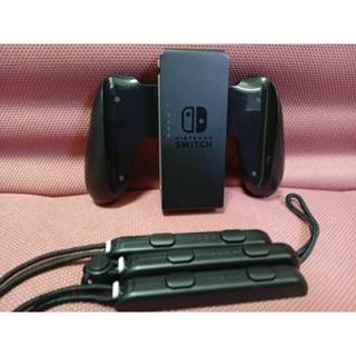 Nintendo 任天堂 Switch HAC-011 原廠握把架330 手腕綁帶一個100
