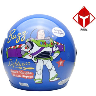 EVO 安全帽 CA-003 巴斯光年 藍色 半罩 卡通圖案 兒童帽