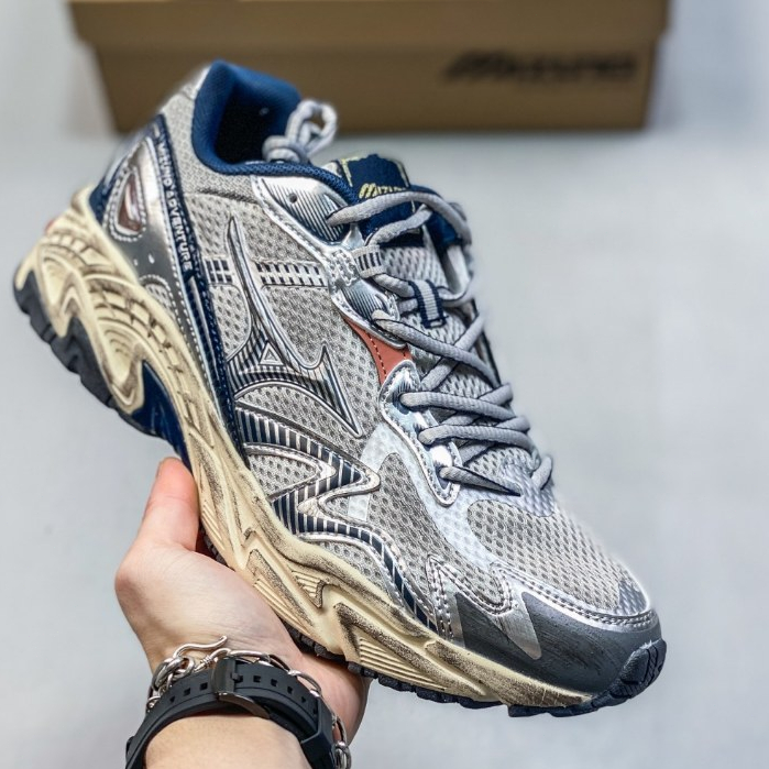 Mizuno Adventure Twe 休閒鞋 銀色 通勤鞋 男女鞋 簡約百搭 時尚潮流 D1GH230106