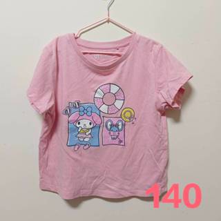 (1825)🎈二手童裝🎈美樂蒂休閒短袖上衣 (140)(適合約6-7歲)
