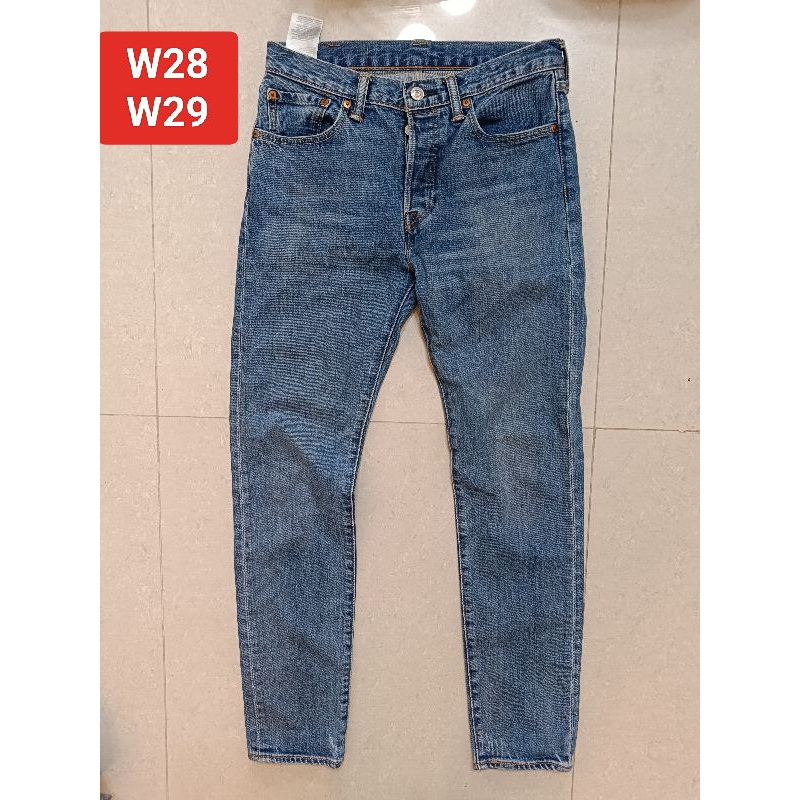 正品 真品 二手品 501s 男褲 levis 排扣 現行版專櫃 w28 w29 小直筒 牛仔褲