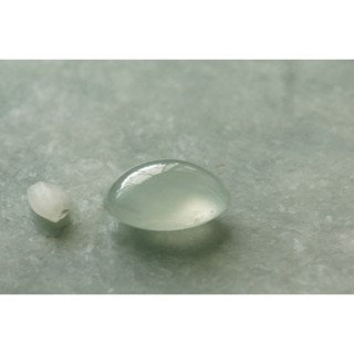 Y10-76玉戒面❀天然翡翠玉A貨高冰玻璃種小蛋面戒面裸石鴿子蛋鑲嵌飾品【緬甸玉翠軒】玉首飾品 男女款式