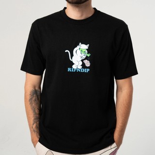 RIPNDIP BRAIN DEAD TEE 黑色 短袖T恤 中指貓 台灣總代理-ALL