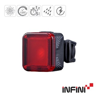 《INFINI》I-466R星芒充電尾燈 65流明 (警示燈/車燈/後燈/夜騎/安全/自行車/單車)