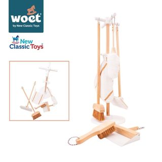 荷蘭New Classic Toys 北歐居家清潔小幫手玩具7件組-18375 打掃玩具 清潔玩具 親子互動 認知學習
