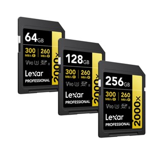 Lexar 雷克沙 Professional 2000x SDXC V90 記憶卡 64G 128G 256G 公司貨