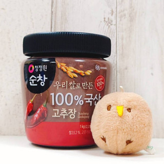 韓國 CJ 清淨園 淳昌 100% 辣椒醬 1公斤 韓式辣醬 辣椒 大米糖漿 韓國產 韓國辣椒醬 辣椒粉 專利發酵 辣醬
