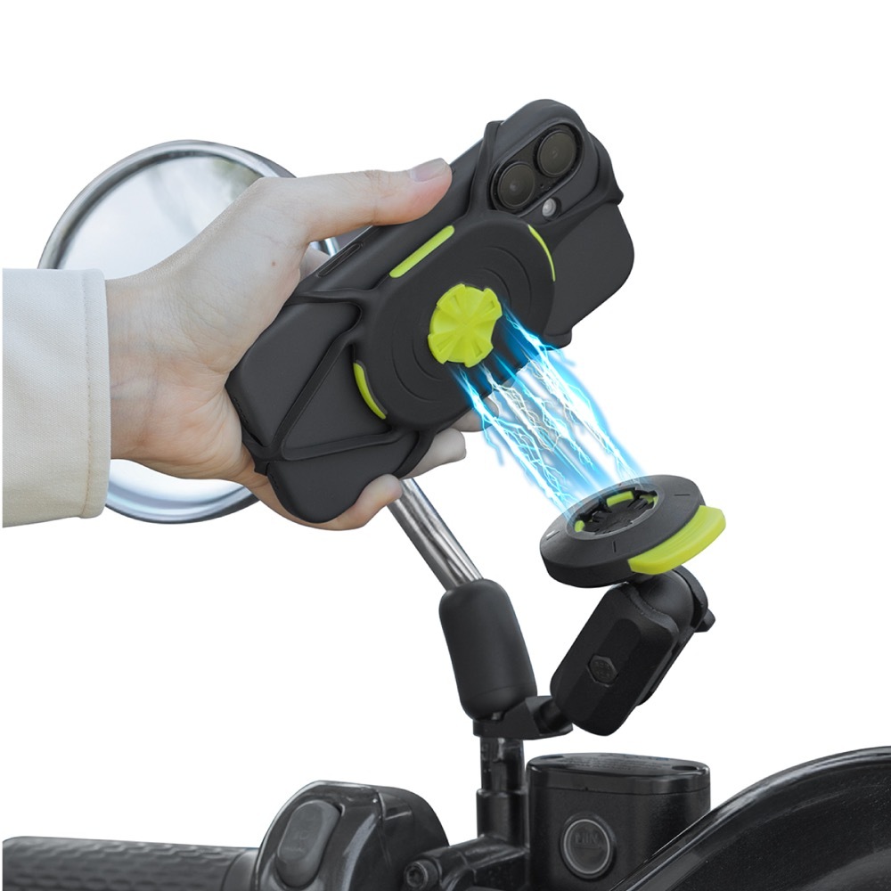 【Bone蹦克官方】《下單送鞋綁》機車 單車手機綁接套組三代 機車手機架 單車手機架 減震 安全鎖 電動車 重機 自行