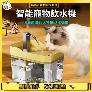 現貨免運💥【喵喵汪】🐱‍🐉寵物飲水機 自動飲水機 貓咪飲水機 智慧飲水機 貓用飲水機 狗狗飲水機 自循環 貓飲水機