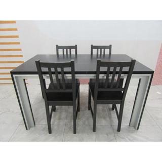 新北二手傢俱 推薦 ★ 餐桌椅組 餐桌 餐椅 1桌4椅 桃園 臺北 二手傢具【避風港】