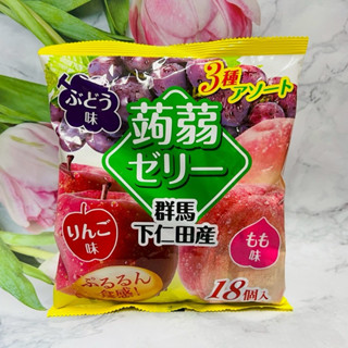 [大貨臺日］日本 MAMA 蒟蒻果凍 綜合水果果凍 手撕果凍 芒果 白桃 白葡萄 柑橘 蘋果 葡萄