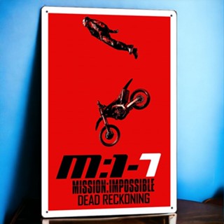 不可能的任務：致命清算 第一章 電影海報鐵皮畫 Mission: Impossible - Dead Reckoning