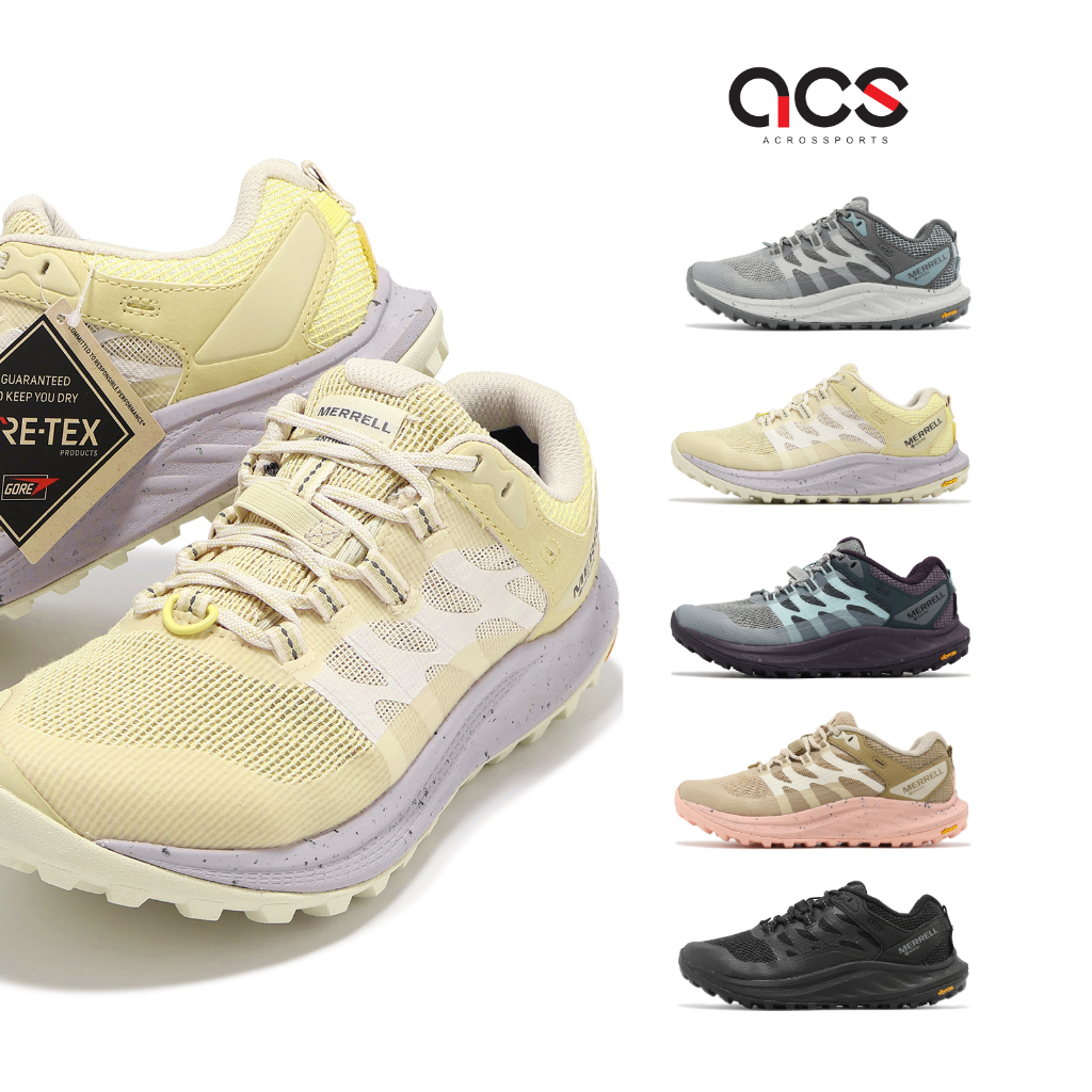 Merrell 戶外鞋 Antora 3 GTX Gore-Tex 防水 黃金大底 女鞋 登山鞋 黑 綠 紫 【ACS】
