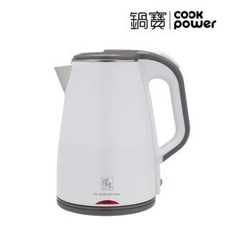【CookPower鍋寶】316保溫防燙快煮壺1.8L(KT-90181W)白色