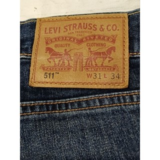 Levis ，511型，伸縮單寧短褲