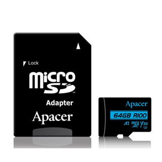 《sunlink-》 Apacer 宇瞻 64GB MicroSDXC UHS-I U3 A1 V30記憶卡
