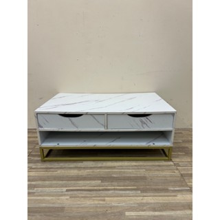 《大淡水二手精品傢俱》仿白石面茶几 臺北二手傢具#新北二手傢具#林口二手傢具#桃園二手傢具
