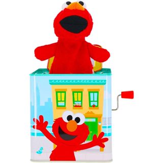 HappyHour:預購*美國購回 芝麻街 ELMO 艾摩 音樂盒 Jack in the box 寶寶 彌月禮
