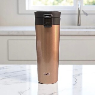 【新上架】SMF 陶瓷保溫杯 彈蓋款 420ml 古銅金