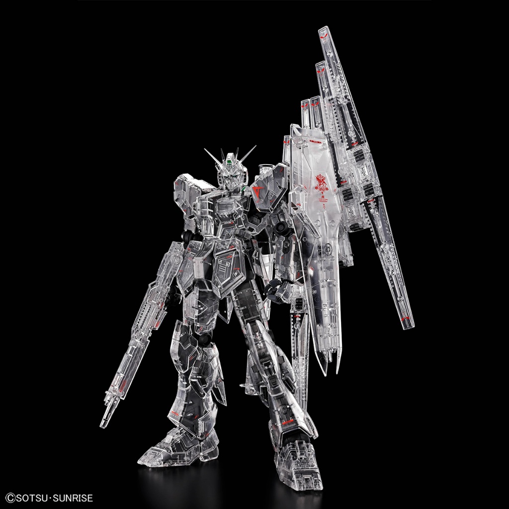 BANDAI Gundam Base MG ν Gundam Ver.KA Mechanical Clear NEW