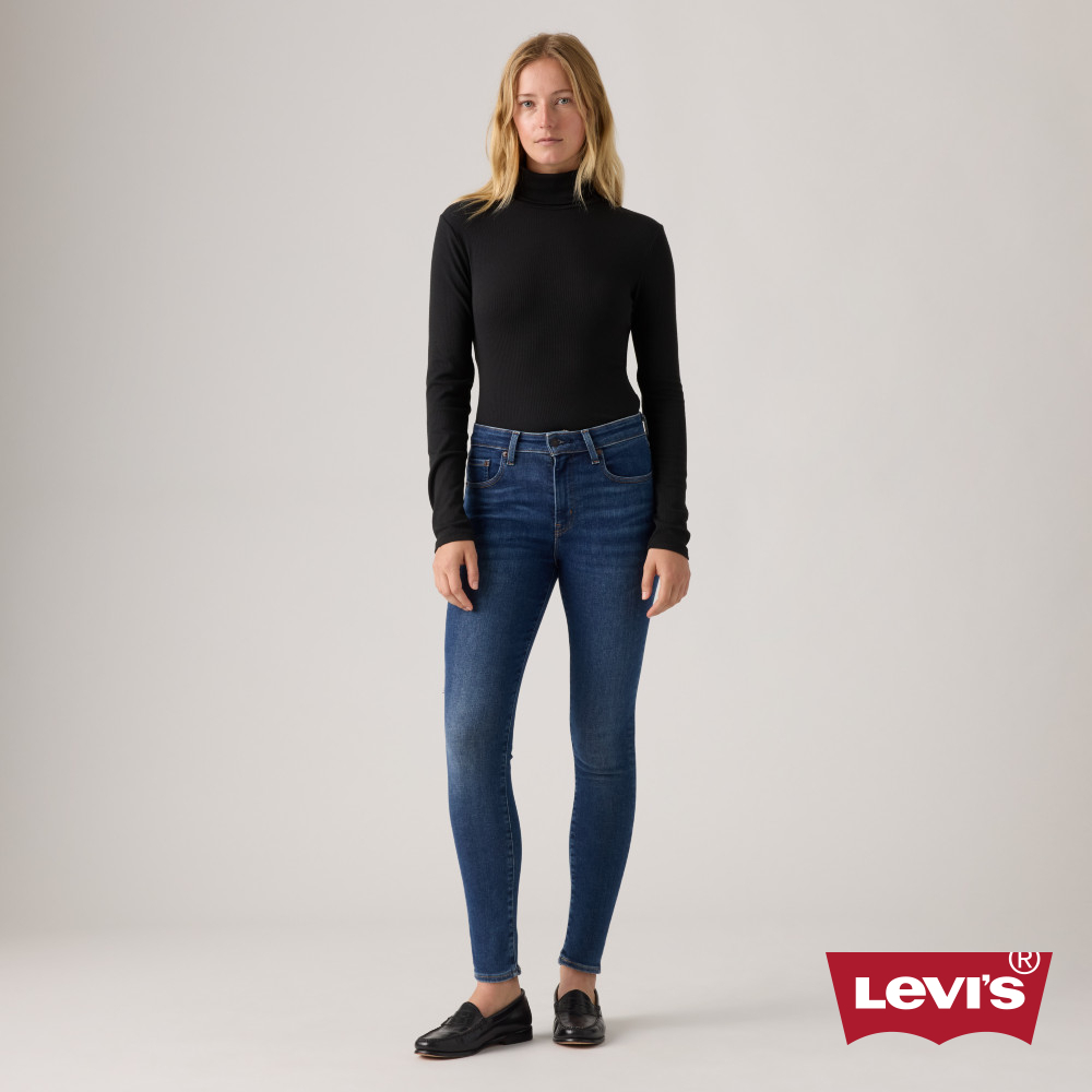 Levi's® 721™女款 高腰彈性貼身牛仔褲 人氣新品 18882-0876