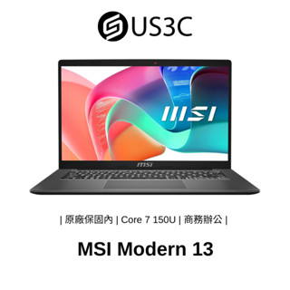 MSI Modern 13 F1MG-002TW 13吋 FHD Core 7 150U 16G 1TSSD 福利品