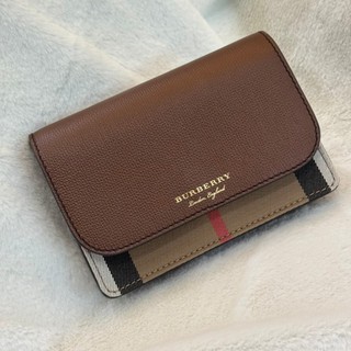BURBERRY Hampshire WOC 格紋帆布斜背包